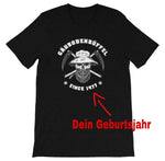 -GÄUBODENBÜFFEL SINCE xxxx- Kurzärmeliges Unisex-T-Shirt PERSONALISIERBAR