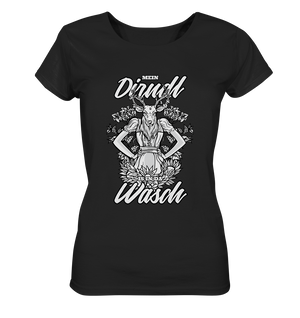 Mei Dirndl is in da Wäsch - Ladies Organic Shirt