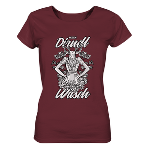 Mei Dirndl is in da Wäsch - Ladies Organic Shirt