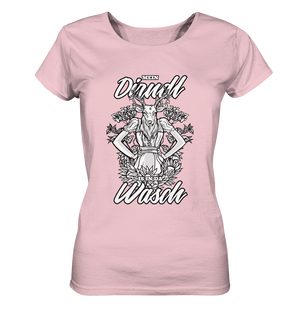 Mei Dirndl is in da Wäsch - Ladies Organic Shirt