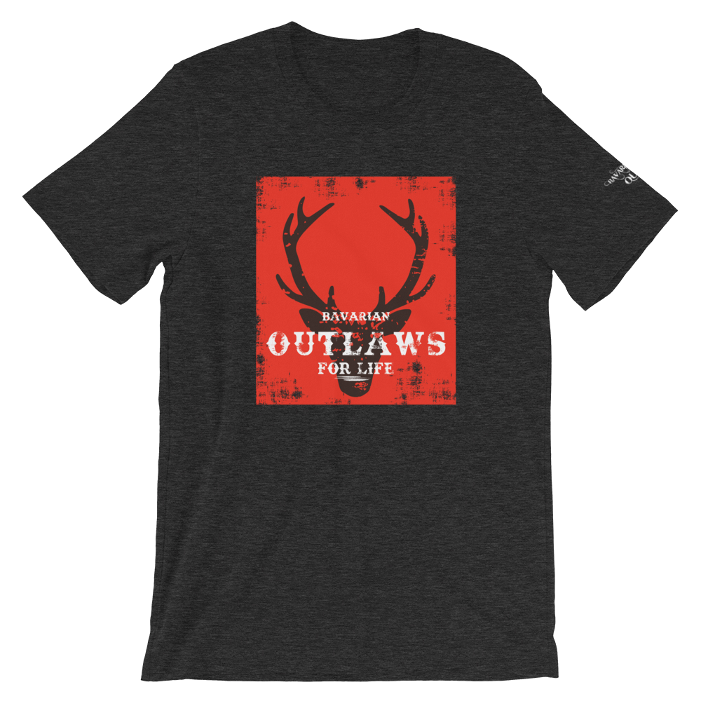 -BAVARIAN OUTLAWS FOR LIVE- Kurzärmeliges Unisex-T-Shirt