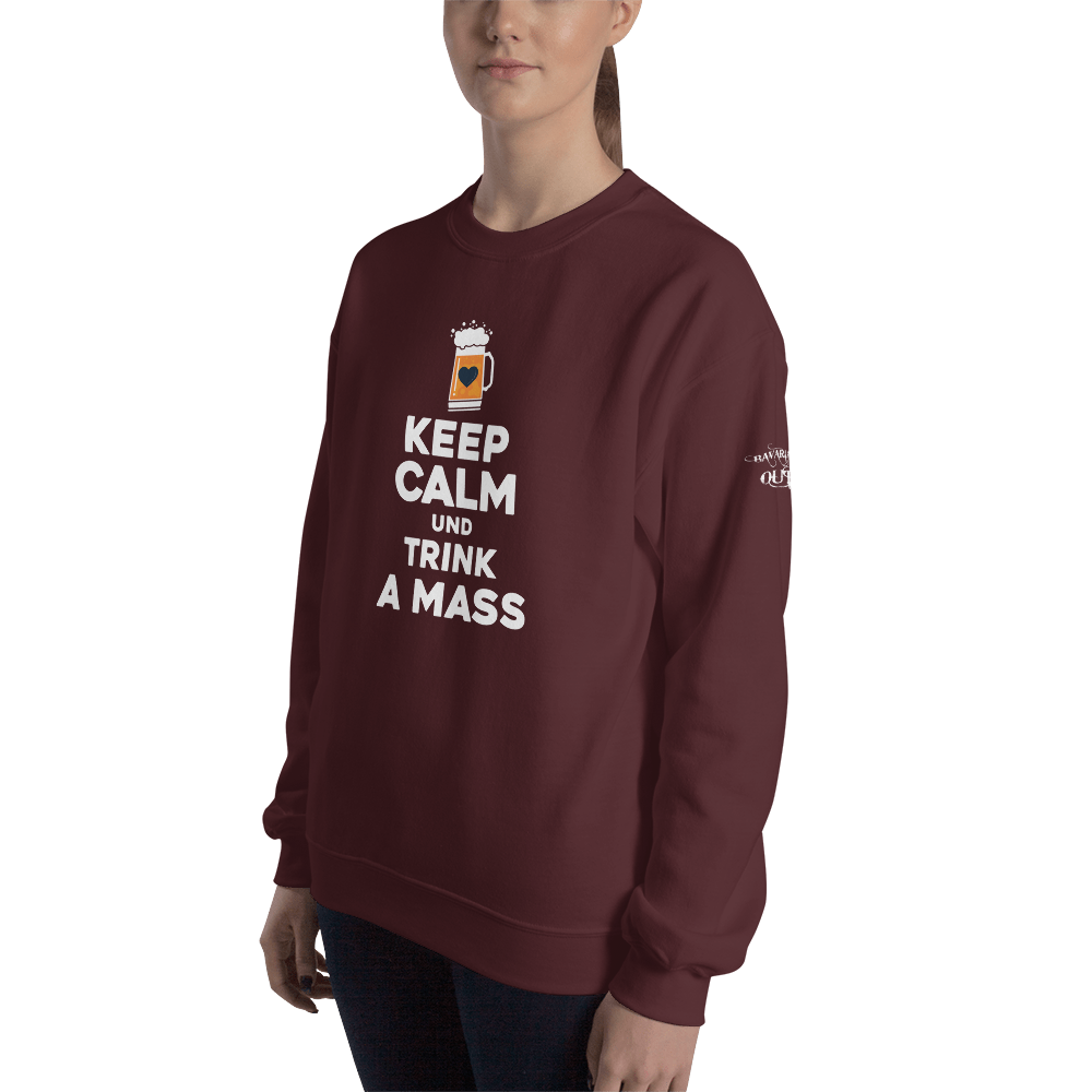 -KEEP CALM UND TRINK A MASS- Sweatshirt