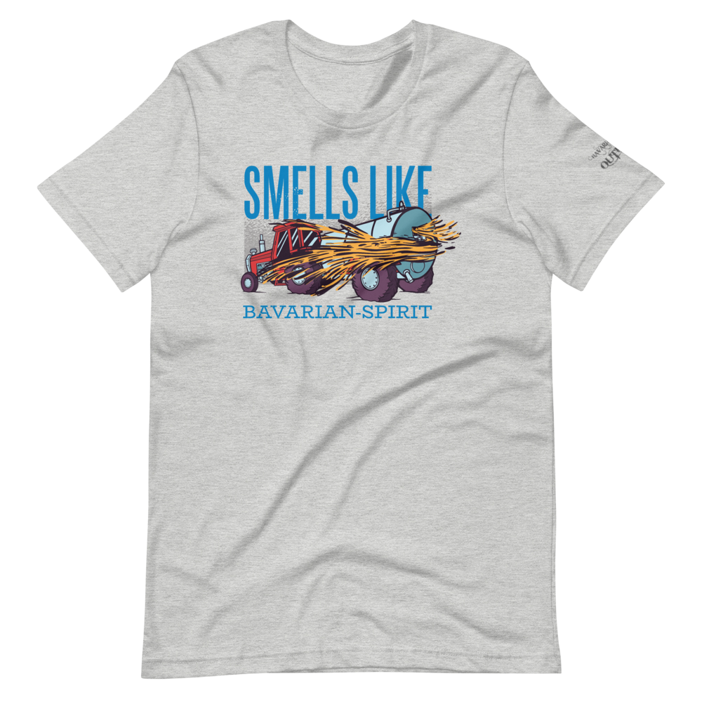 -SMELLS LIKE BAVARIAN SPIRIT- Kurzärmeliges Unisex-T-Shirt