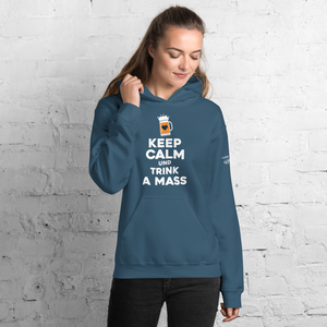 -KEEP CALM UND TRINK A MASS- Kapuzenpulli