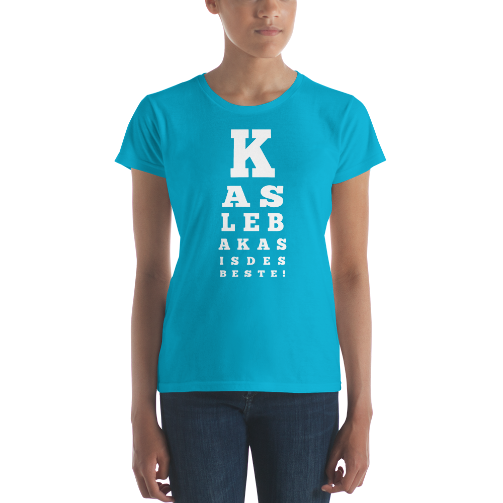 -BOARISCHER SEHTEST- Frauen Kurzarm T-Shirt