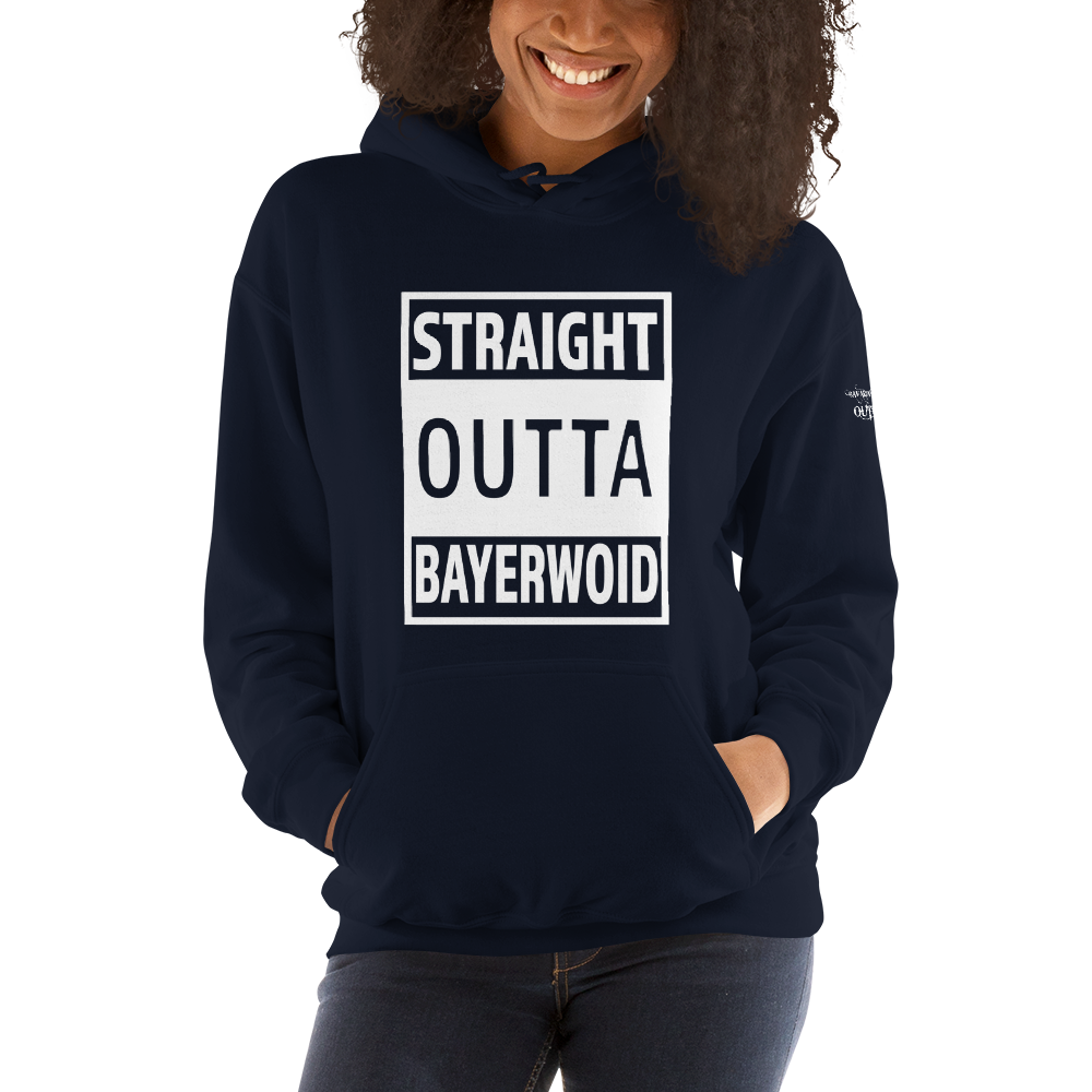 -STRAIGHT OUTTA BAYERWOID- Kapuzenpulli