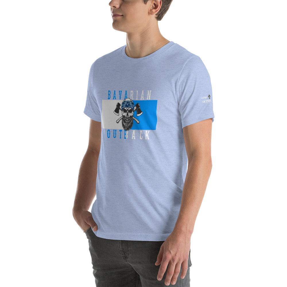 -BAVARIAN OUTBACK- Kurzärmeliges Unisex-T-Shirt