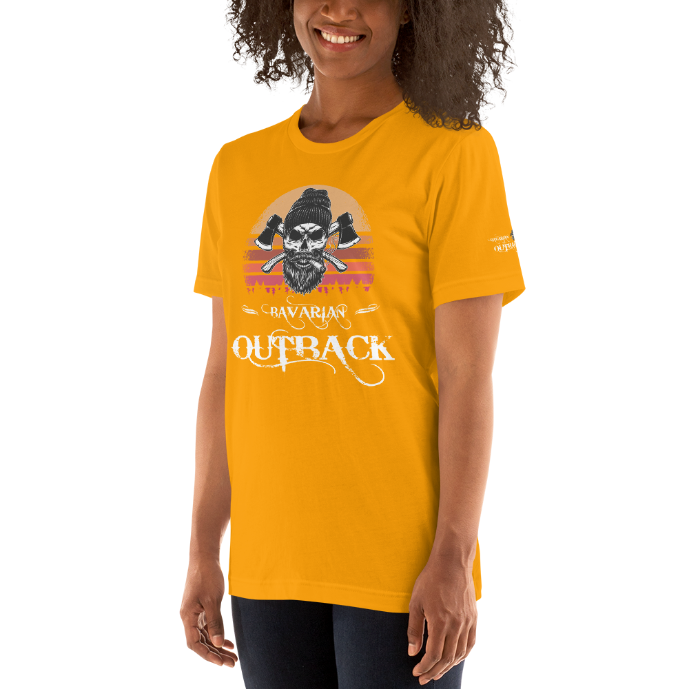 -BAVARIAN OUTBACK- Kurzärmeliges Unisex-T-Shirt