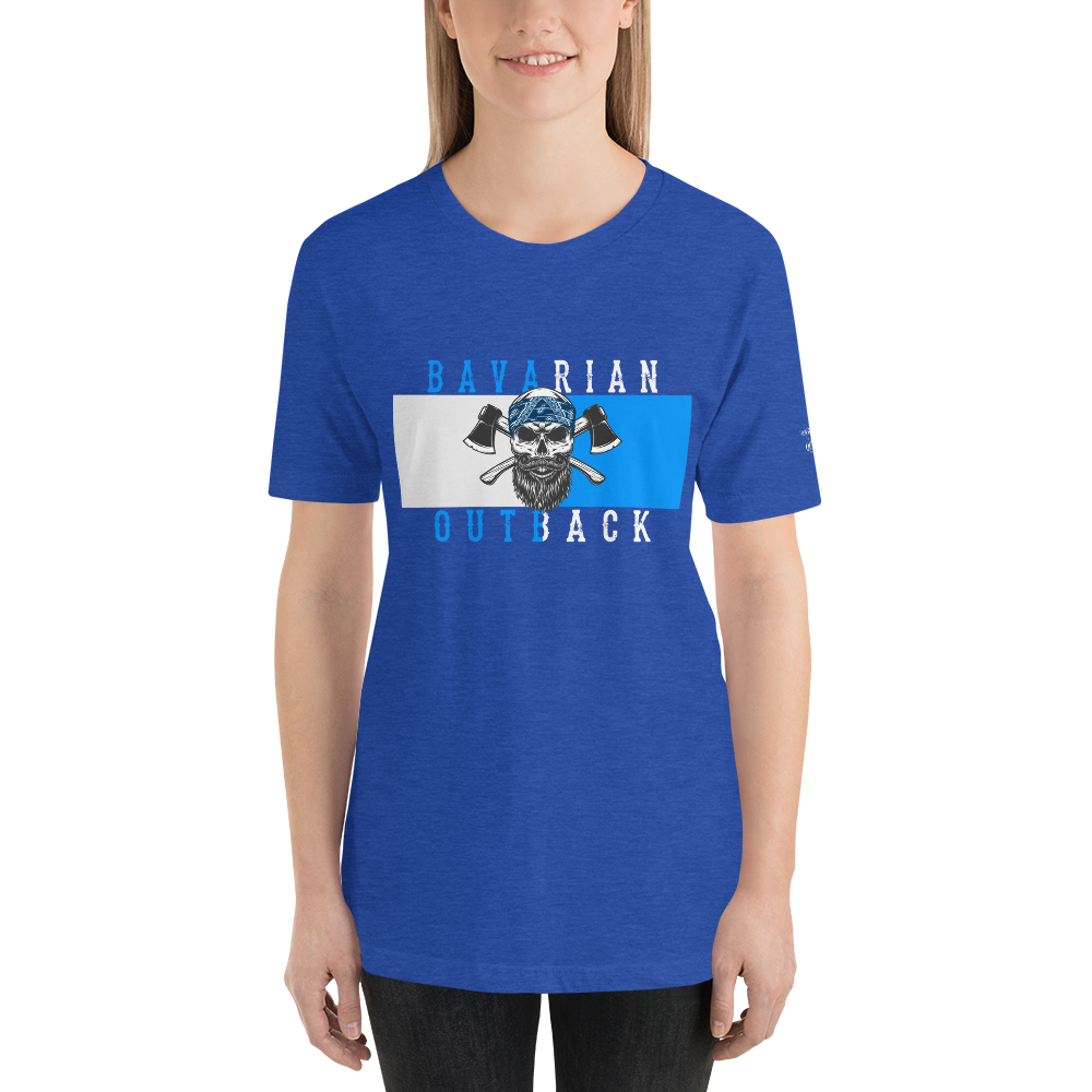 -BAVARIAN OUTBACK- Kurzärmeliges Unisex-T-Shirt