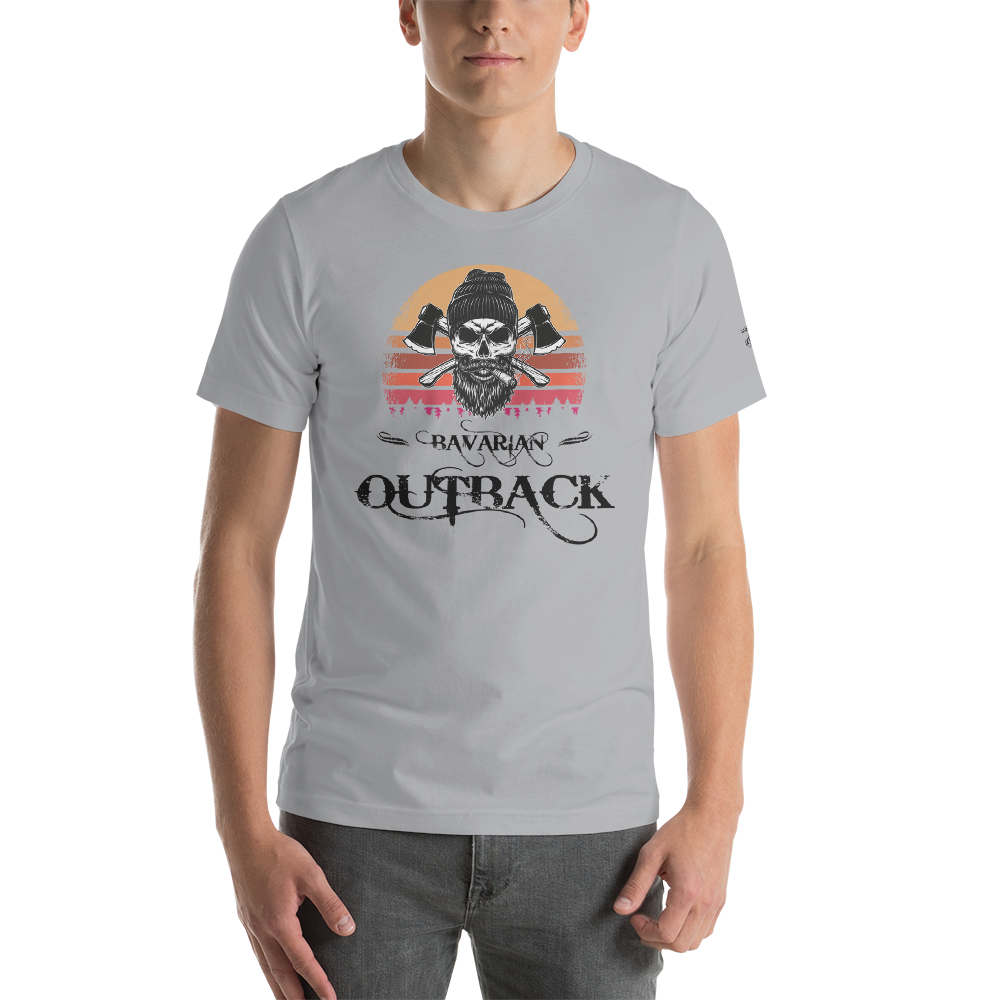 -BAVARIAN OUTBACK- Kurzärmeliges Unisex-T-Shirt