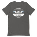 -WASCHECHTER BAYER- Kurzärmeliges Unisex-T-Shirt