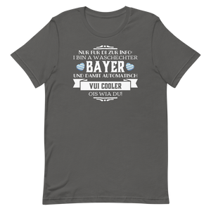 -WASCHECHTER BAYER- Kurzärmeliges Unisex-T-Shirt