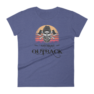 -BAVARIAN OUTBACK- Frauen Kurzarm T-Shirt