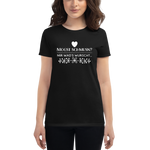 -MOGST SCHMUSN?- Frauen Kurzarm T-Shirt