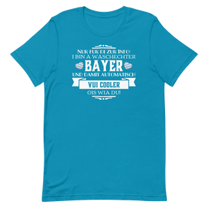 -WASCHECHTER BAYER- Kurzärmeliges Unisex-T-Shirt