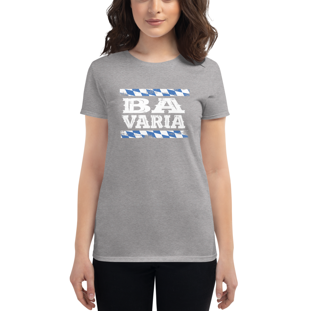 -BAVARIA- Frauen Kurzarm T-Shirt