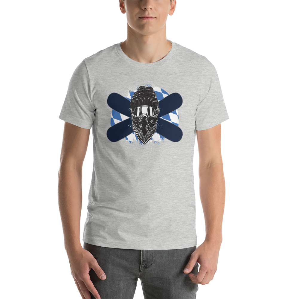 -BAVARIAN WOIDBOARDER- Kurzärmeliges Unisex-T-Shirt