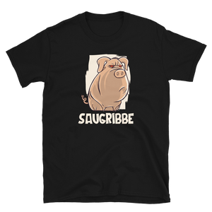 -SAUGRIBBE- Kurzärmeliges Unisex-T-Shirt