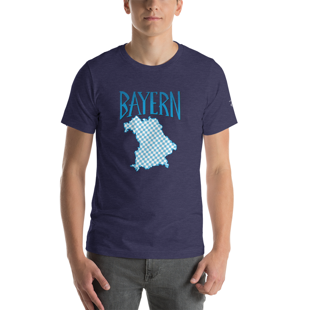 -BAYERN- Kurzärmeliges Unisex-T-Shirt