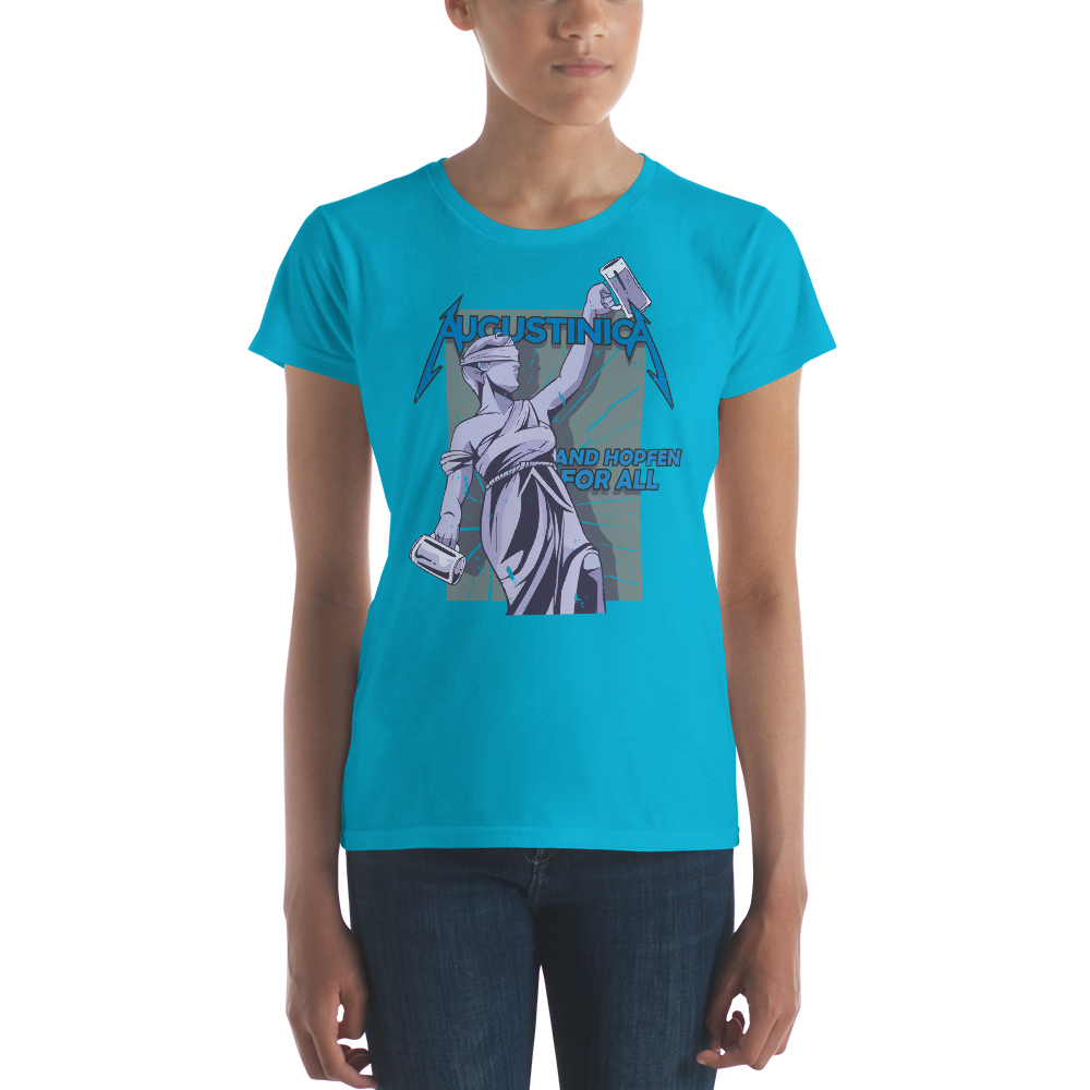 -AUGUSTINICA- Frauen Kurzärmeliges T-Shirt