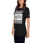 -STRAIGHT OUTTA BAYERWOID- Kurzarm-Unisex-T-Shirt