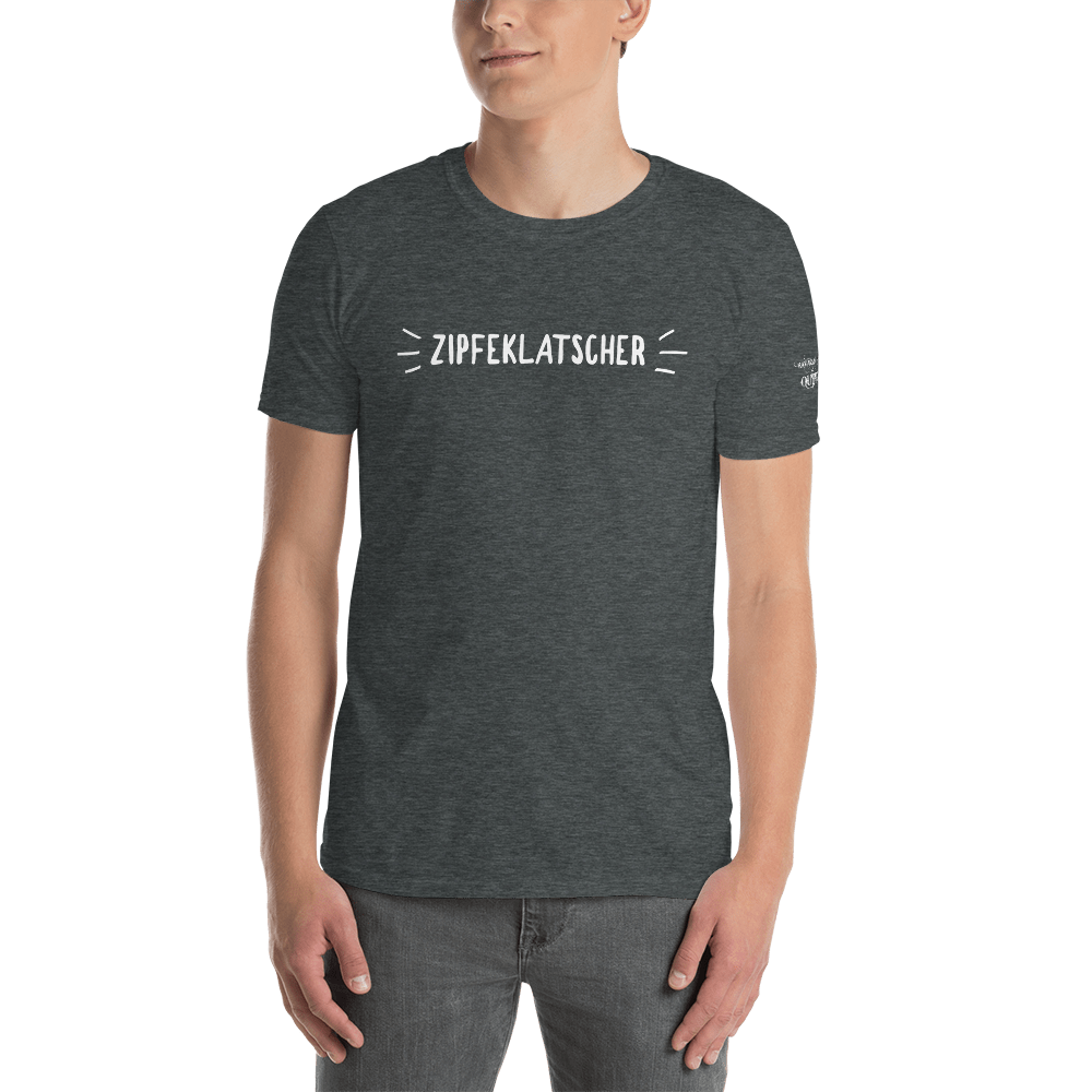 -ZIPFEKLATSCHER- Kurzärmeliges Unisex-T-Shirt