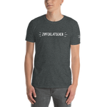 -ZIPFEKLATSCHER- Kurzärmeliges Unisex-T-Shirt