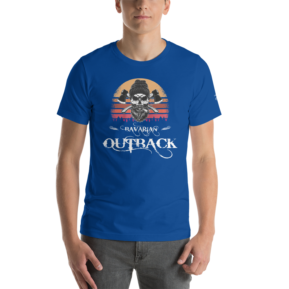 -BAVARIAN OUTBACK- Kurzärmeliges Unisex-T-Shirt