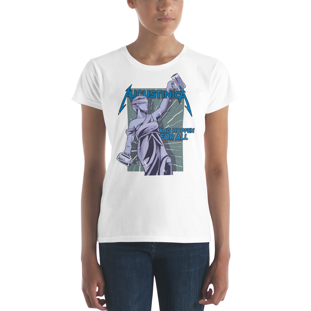 -AUGUSTINICA- Frauen Kurzärmeliges T-Shirt