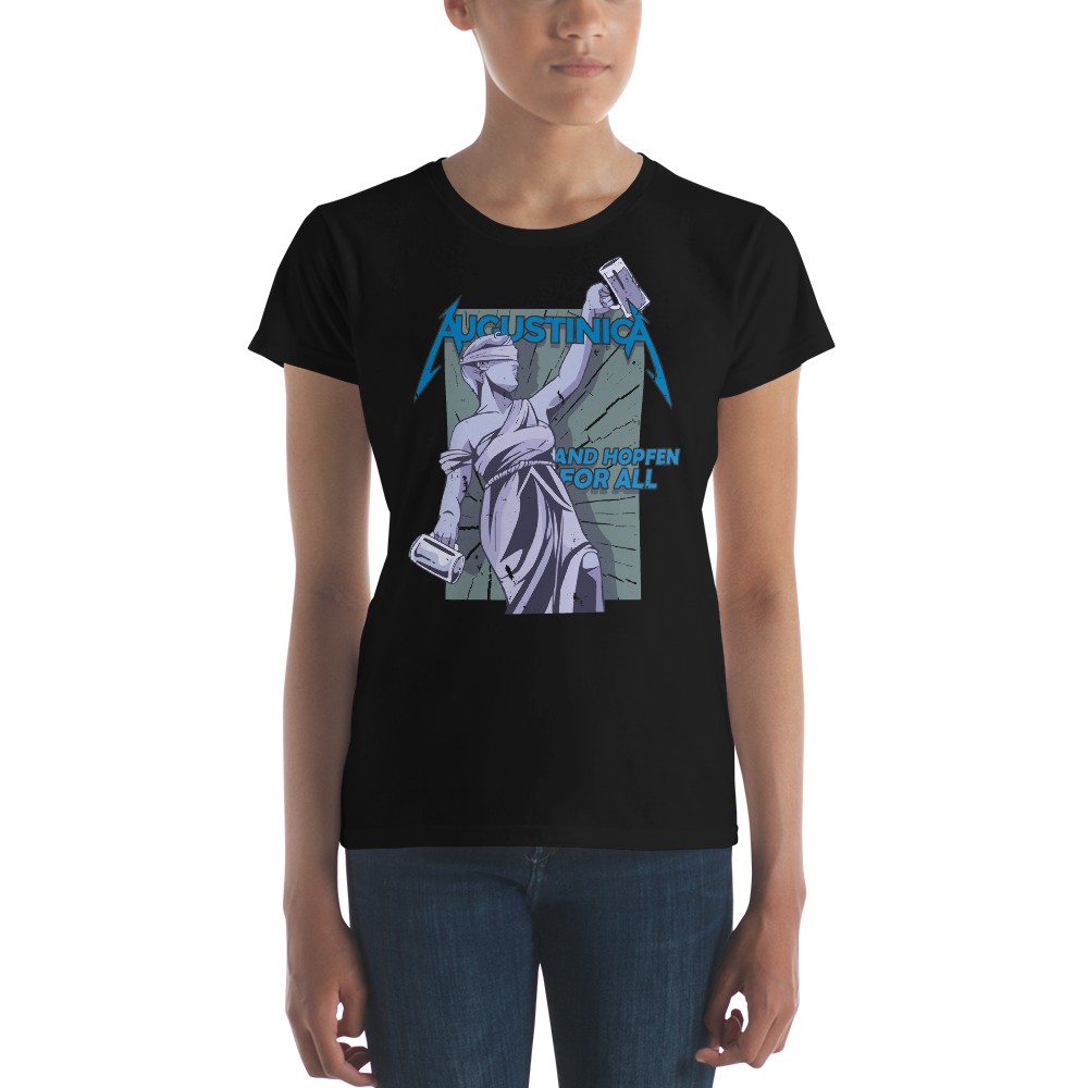 -AUGUSTINICA- Frauen Kurzärmeliges T-Shirt