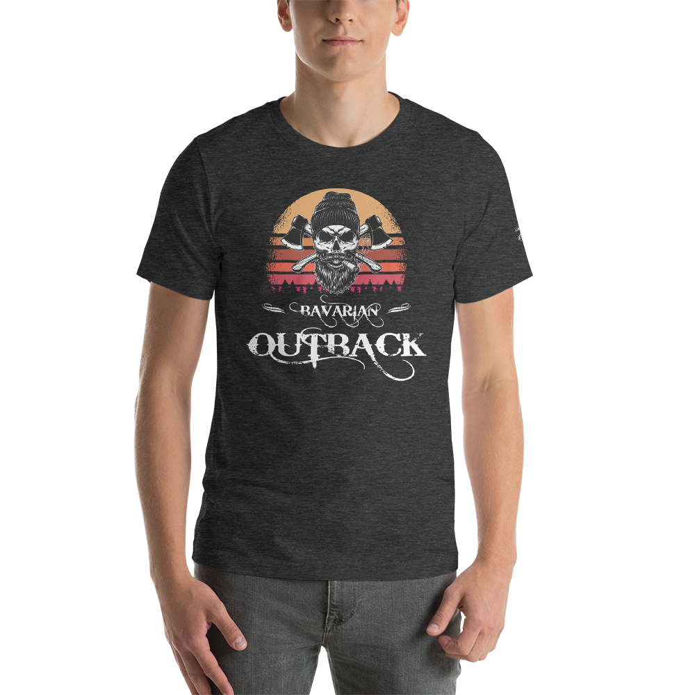 -BAVARIAN OUTBACK- Kurzärmeliges Unisex-T-Shirt