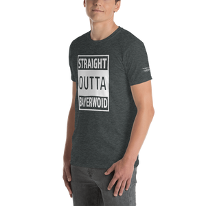 -STRAIGHT OUTTA BAYERWOID- Kurzarm-Unisex-T-Shirt