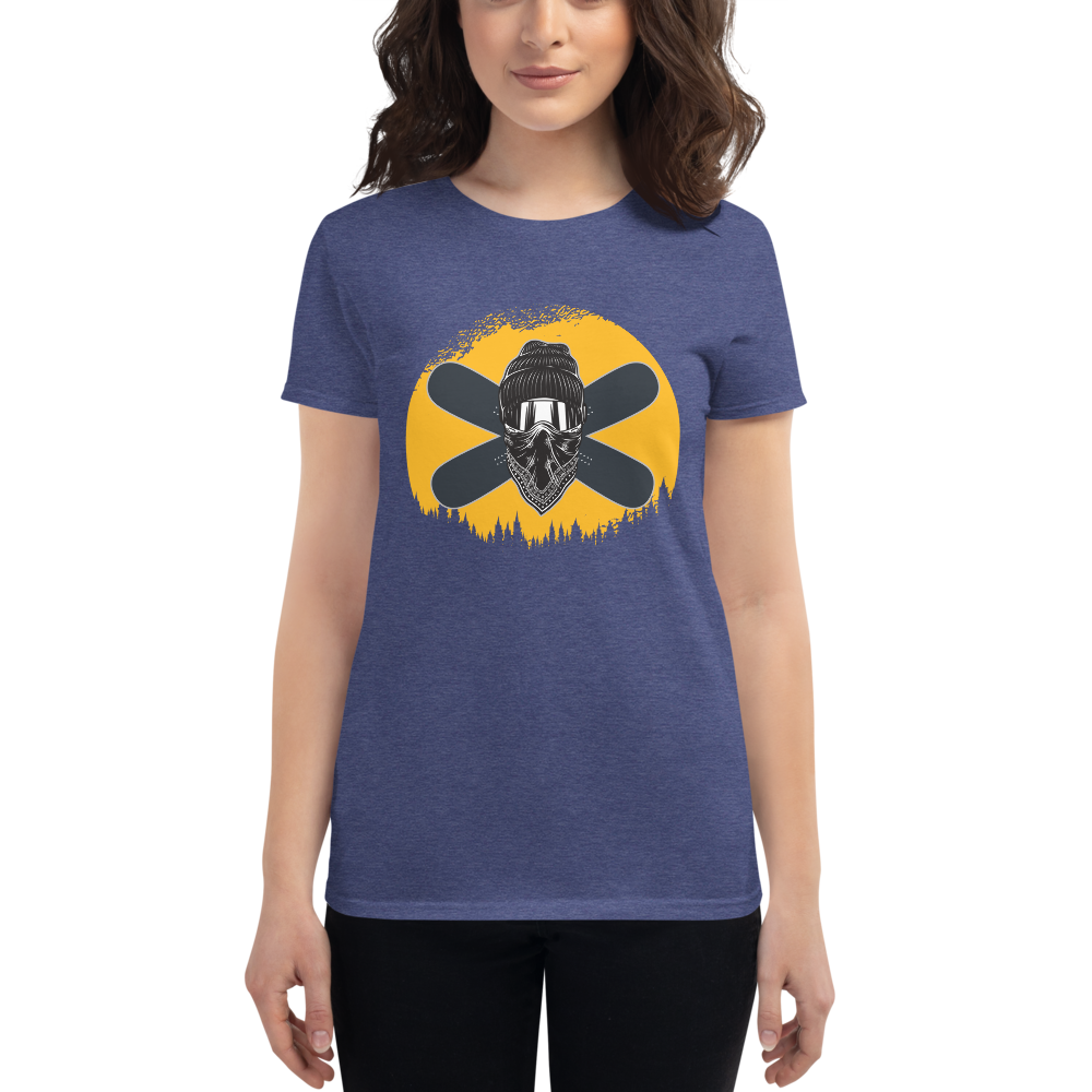 -WOIDBOARDER- Frauen Kurzarm T-Shirt