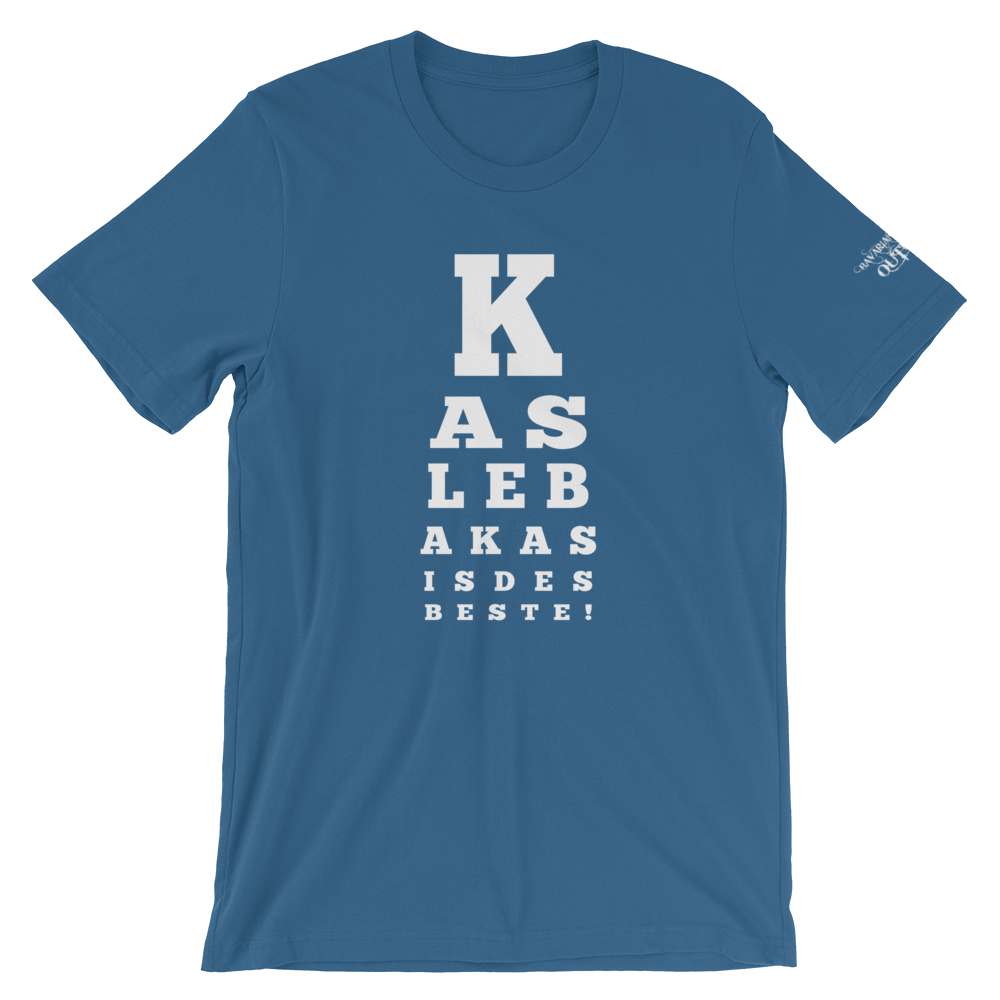 -BOARISCHER SEHTEST- Kurzärmeliges Unisex-T-Shirt