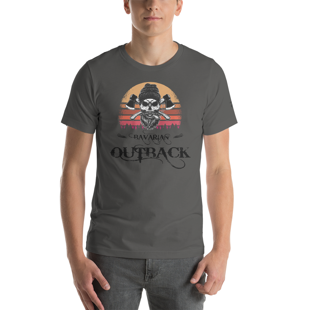 -BAVARIAN OUTBACK- Kurzärmeliges Unisex-T-Shirt