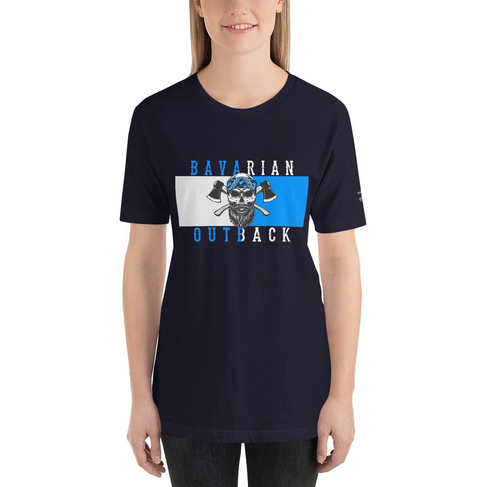 -BAVARIAN OUTBACK- Kurzärmeliges Unisex-T-Shirt