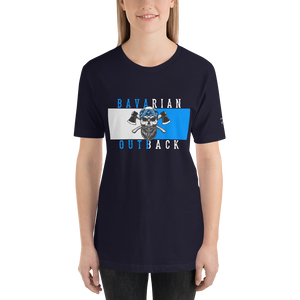 -BAVARIAN OUTBACK- Kurzärmeliges Unisex-T-Shirt