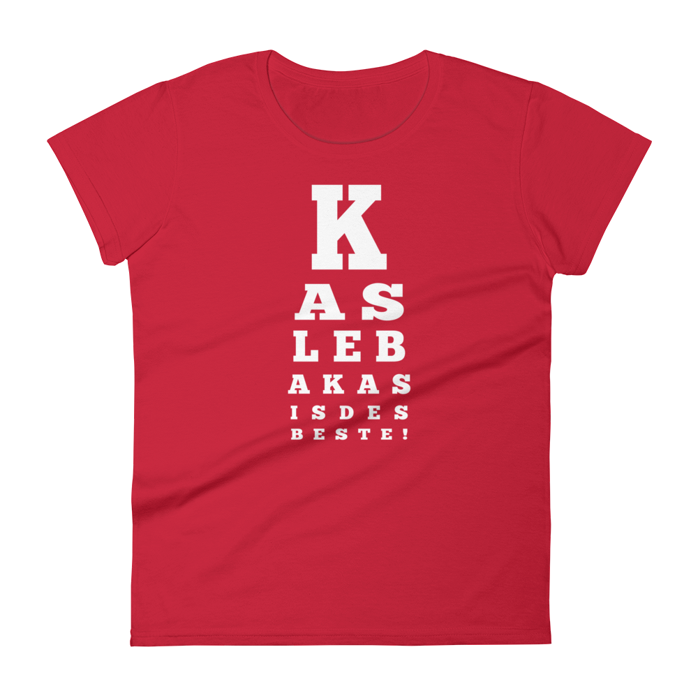 -BOARISCHER SEHTEST- Frauen Kurzarm T-Shirt