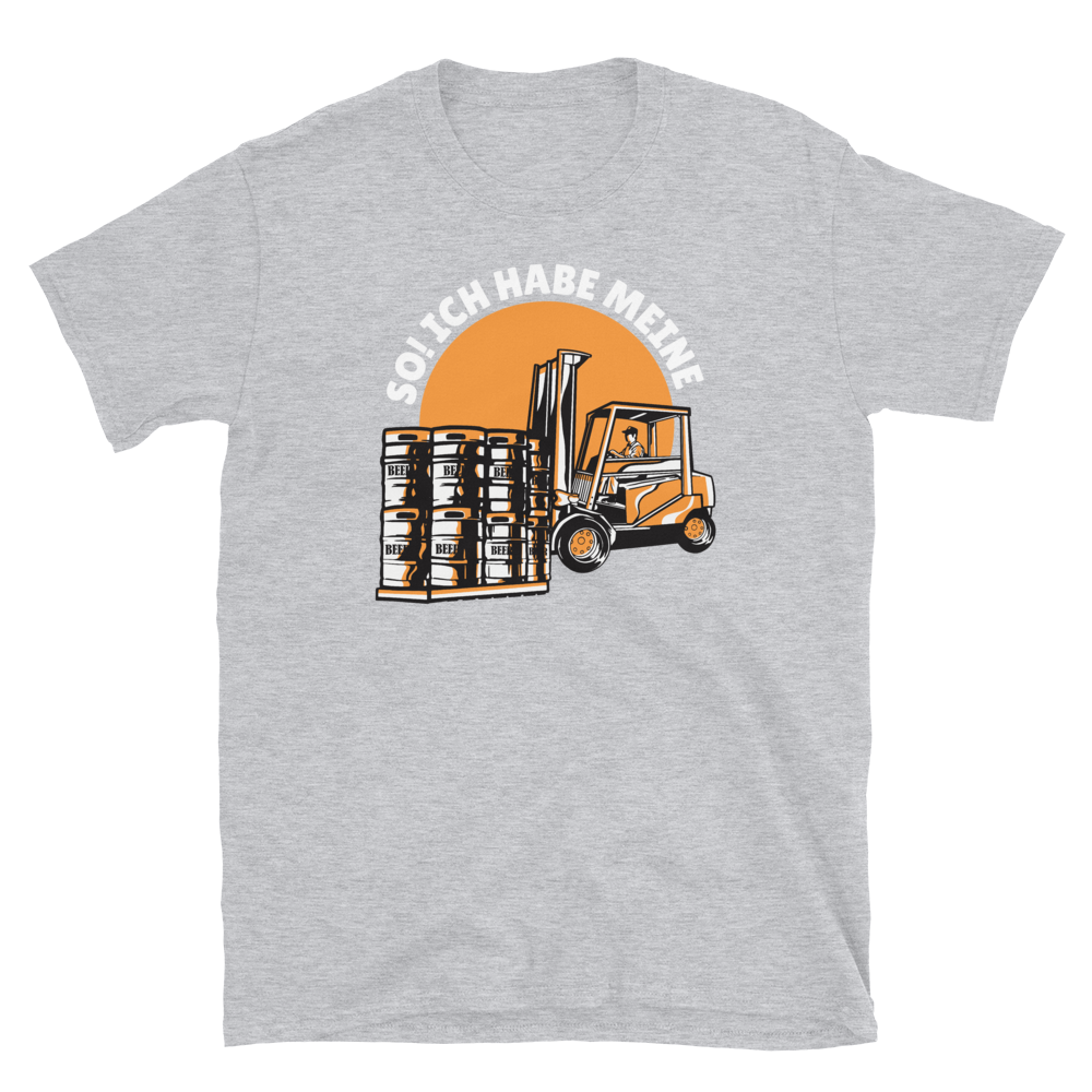 -BIERSTAPLER- Kurzärmeliges Unisex-T-Shirt