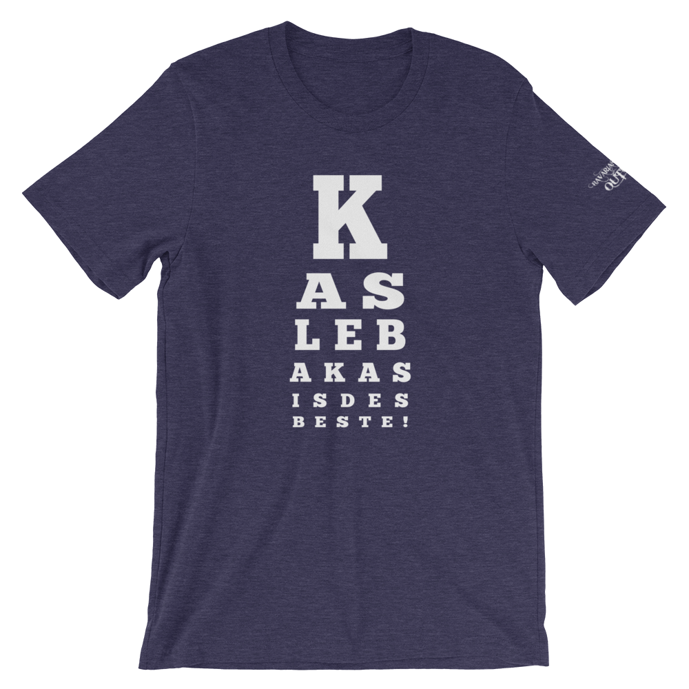 -BOARISCHER SEHTEST- Kurzärmeliges Unisex-T-Shirt