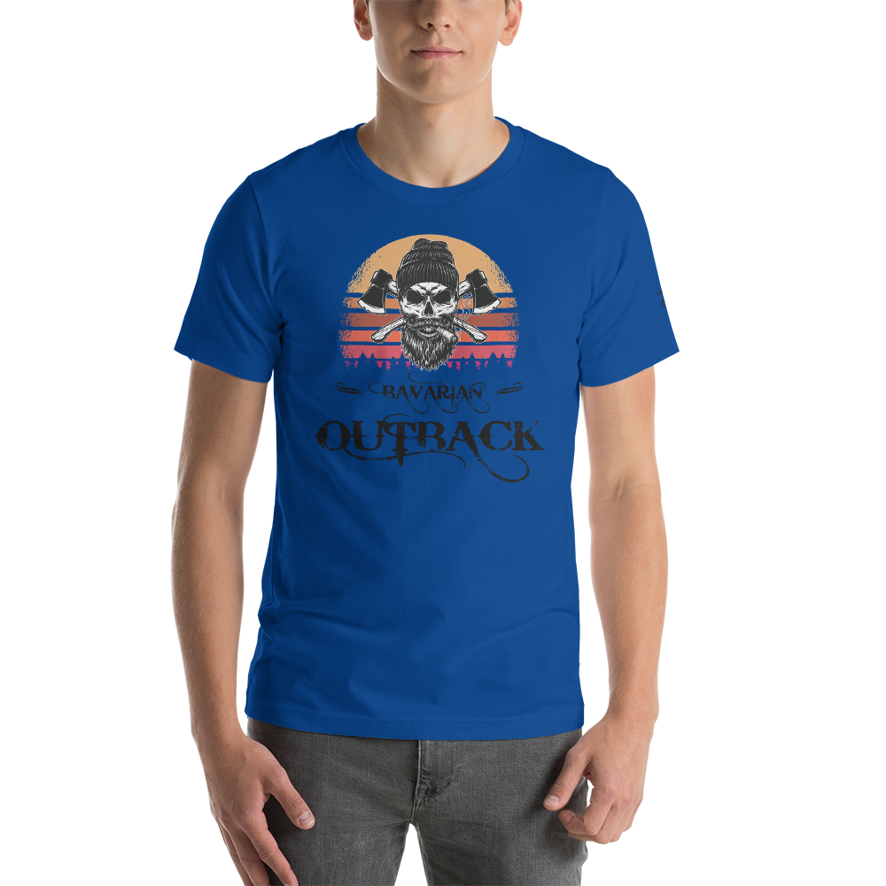 -BAVARIAN OUTBACK- Kurzärmeliges Unisex-T-Shirt