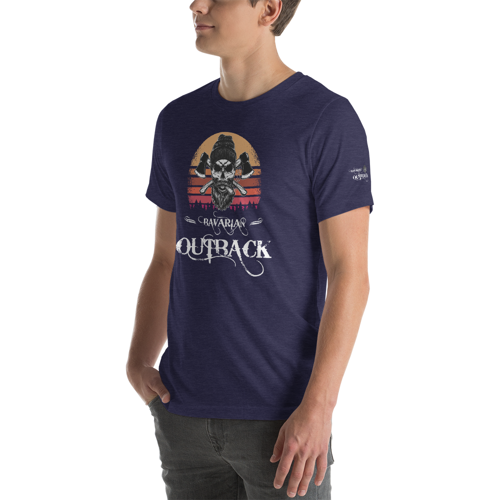 -BAVARIAN OUTBACK- Kurzärmeliges Unisex-T-Shirt