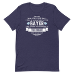 -WASCHECHTER BAYER- Kurzärmeliges Unisex-T-Shirt