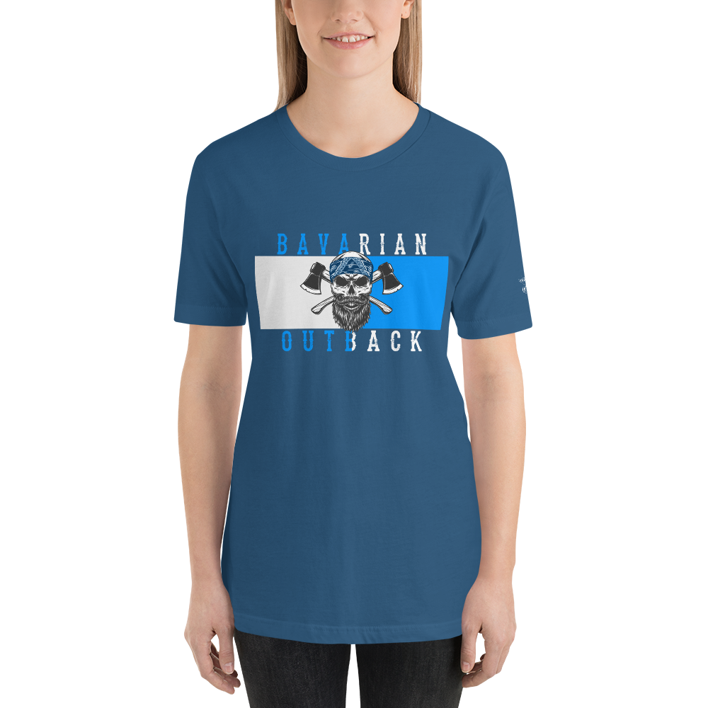 -BAVARIAN OUTBACK- Kurzärmeliges Unisex-T-Shirt