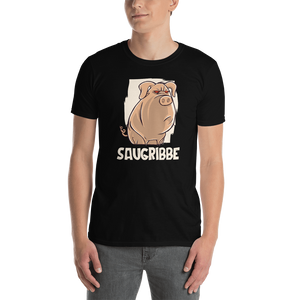 -SAUGRIBBE- Kurzärmeliges Unisex-T-Shirt