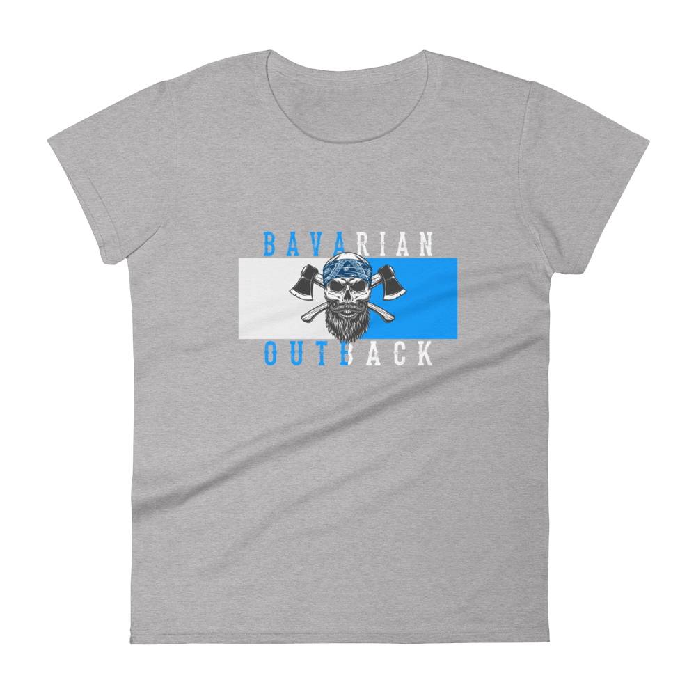 -BAVARIAN OUTBACK- Frauen Kurzarm T-Shirt