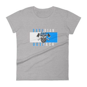 -BAVARIAN OUTBACK- Frauen Kurzarm T-Shirt