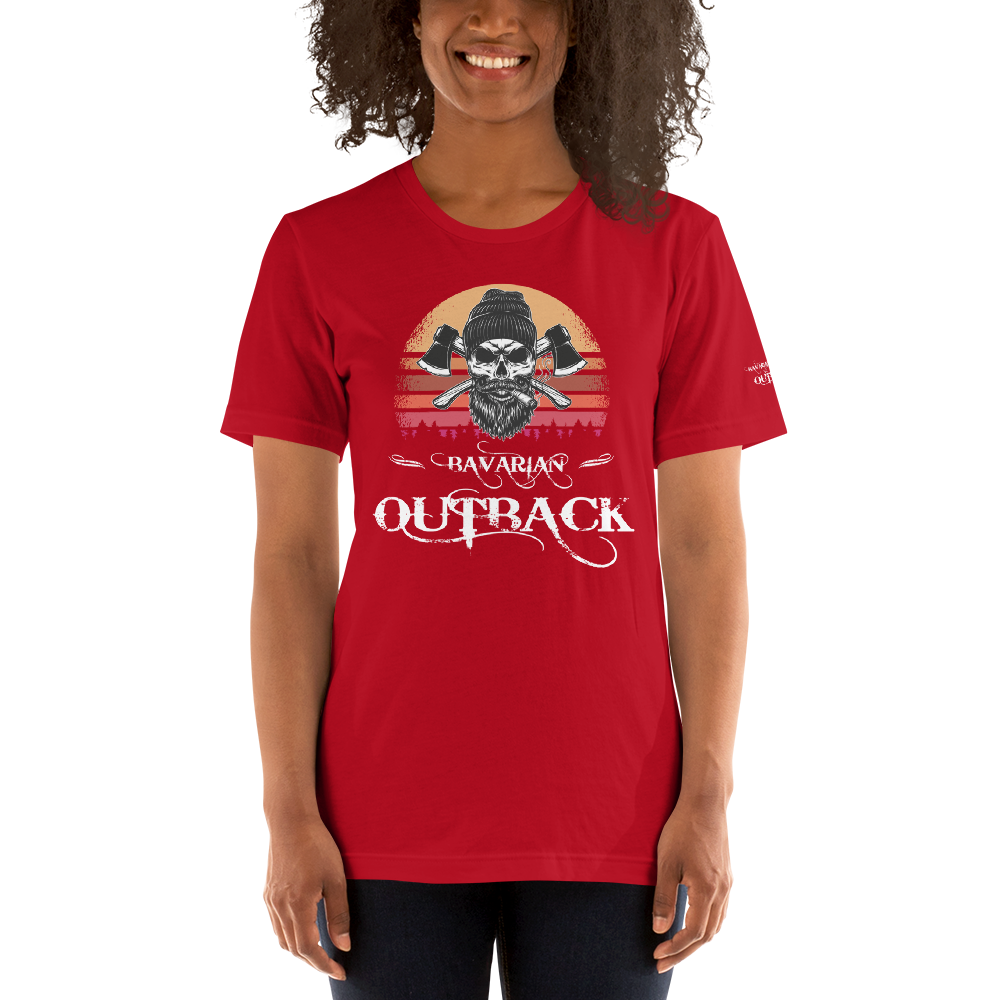 -BAVARIAN OUTBACK- Kurzärmeliges Unisex-T-Shirt