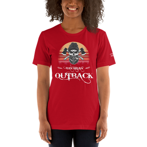 -BAVARIAN OUTBACK- Kurzärmeliges Unisex-T-Shirt