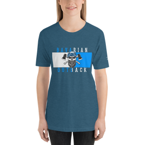 -BAVARIAN OUTBACK- Kurzärmeliges Unisex-T-Shirt